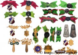 III REPUBLIC Lot de 13 insignes, Jury pour salon d’agriculture