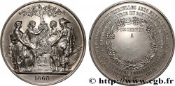 SECONDO IMPERO FRANCESE Médaille, Société des Sciences Industrielles, Arts et Belles Lettres