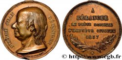 SECONDO IMPERO FRANCESE Médaille, Pierre Jean Béranger