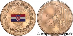 QUINTA REPUBLICA FRANCESA Médaille, Essai, Adoption de l’Euro par la Croatie