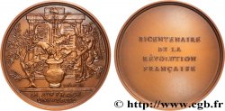 V REPUBLIC Médaille, Bicentenaire de la Révolution, Suffrage universel