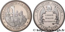 V REPUBLIC Médaille, Marie-Antoinette à la guillotine