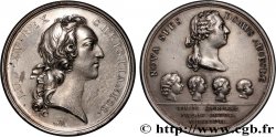 LOUIS XV THE BELOVED Médaille, Naissance du Comte d Artois (futur Charles X)