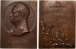 III REPUBLIC Plaquette, Pasteur Charles Wagner