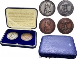 MONACO Coffret de 2 médailles, Prince Florestan, 18e rencontres numismatiques