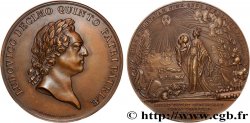 LOUIS XV THE BELOVED Médaille, Rattachement de la Corse à la France, refrappe