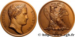 PRIMER IMPERIO Médaille, Napoléon Empereur et Roi, refrappe