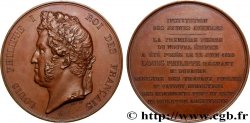 LUIGI FILIPPO I Médaille, Pose de la première pierre de l’institution des jeunes aveugles