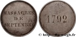 FRENCH CONSTITUTION - NATIONAL ASSEMBLY Médaille, Massacres de septembre