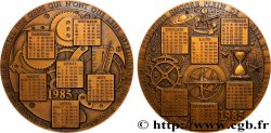 V REPUBLIC Médaille calendrier, Le Temps