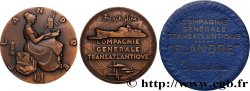 TROISIÈME RÉPUBLIQUE Médaille, Paquebot Flandre