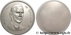 V REPUBLIC Médaille uniface, Charles de Gaulle