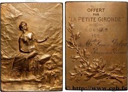 DRITTE FRANZOSISCHE REPUBLIK Plaquette, Offert par la Petite Gironde, Reine des reines