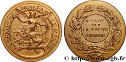 TERCERA REPUBLICA FRANCESA Médaille, Offert par la Petite Gironde