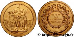 DRITTE FRANZOSISCHE REPUBLIK Médaille, Offert par la Petite Gironde, Préparation militaire