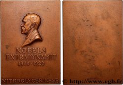 SWEDEN - GUSTAF V Plaquette, 50e anniversaire de l’invention d’Alfred Nobel