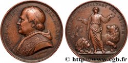 VATICAN - PIUS IX (Giovanni Maria Mastai Ferretti) Médaille, Daniel et les lions