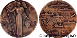 QUARTA REPUBBLICA FRANCESE Médaille, Centenaire de la Compagnie Transatlantique