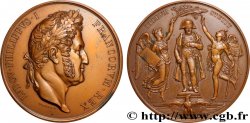 LOUIS-PHILIPPE I Médaille, Rétablissement de la statue de Napoléon Ier sur la colonne d Austerlitz, refrappe