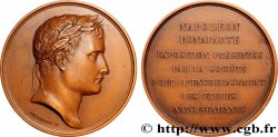 GESCHICHTE FRANKREICHS Médaille, Napoléon Bonaparte, Exposition par la Société pour l’encouragement des études napoléoniennes, refrappe