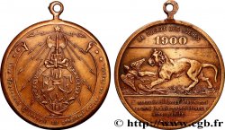 III REPUBLIC Médaille, Guerre des Boeres, Accueil du président Krüger