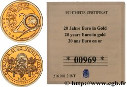 EUROPA Médaille, 20 ans de l’euro