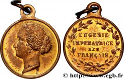 SECOND EMPIRE Médaillette, Eugénie impératrice