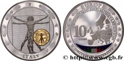 EUROPE Médaille, 10 ans d’Union monétaire, Italie