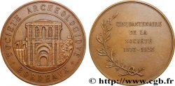 TROISIÈME RÉPUBLIQUE Médaille, Cinquantenaire de la Société archéologique de Bordeaux