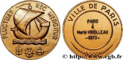 QUINTA REPUBLICA FRANCESA Médaille de la Ville de Paris, Fluctuac Nec Mergitur