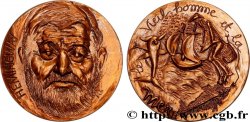 LITERATURE : WRITERS - POETS Médaille, Ernest Hemingway