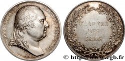 LOUIS XVIII Médaille, Chambre des Pairs AU