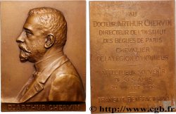 III REPUBLIC Plaquette, Docteur Arthur Chervin