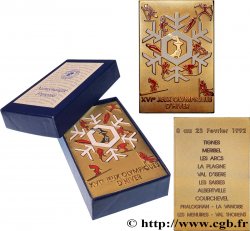 CINQUIÈME RÉPUBLIQUE Plaquette, XVIe Jeux Olympiques d’Hiver