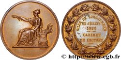 TERZA REPUBBLICA FRANCESE Médaille, Cabinet de lecture q.SPL
