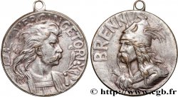 PERSONNAGES CELEBRES Médaille, Vercingétorix et Brennos