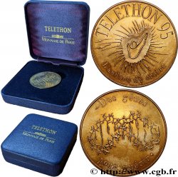FUNFTE FRANZOSISCHE REPUBLIK Médaille, Telethon 