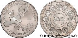 V REPUBLIC Médaille, Essai, Naissance de l’Euro fiduciaire