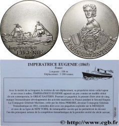 V REPUBLIC Médaille, Paquebot Impératrice Eugénie