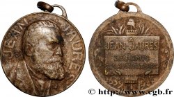 III REPUBLIC Médaille, Jean Jaurès, les cheminots