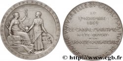 CANAUX ET TRANSPORTS FLUVIAUX Médaille, Compagnie Universelle du Canal maritime de Suez