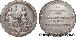 CANAUX ET TRANSPORTS FLUVIAUX Médaille, Compagnie Universelle du Canal maritime de Suez