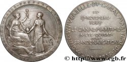 CANAUX ET TRANSPORTS FLUVIAUX Médaille, Compagnie Universelle du Canal maritime de Suez