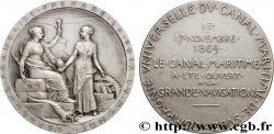 CANAUX ET TRANSPORTS FLUVIAUX Médaille, Compagnie universelle du canal maritime de Suez