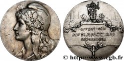 TROISIÈME RÉPUBLIQUE Médaille, Offerte par le sénateur Anatole Manceau TTB