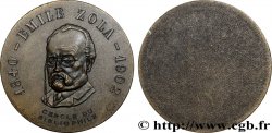 LITERATURE : WRITERS - POETS Médaille, Emile Zola, Cercle du bibliophile SS