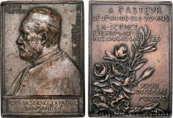 TROISIÈME RÉPUBLIQUE Plaquette, Louis Pasteur