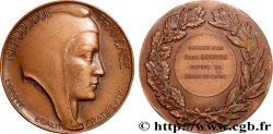 CINQUIÈME RÉPUBLIQUE Médaille, Offerte par le sénateur Paul Boudon  TTB+