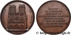 SECOND EMPIRE Médaille, Mariage de l’empereur Napoléon III et Eugénie de Montijo, comtesse de Teba