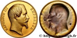 SECOND EMPIRE Médaille, Napoléon III, Essai, tirage uniface de l’avers